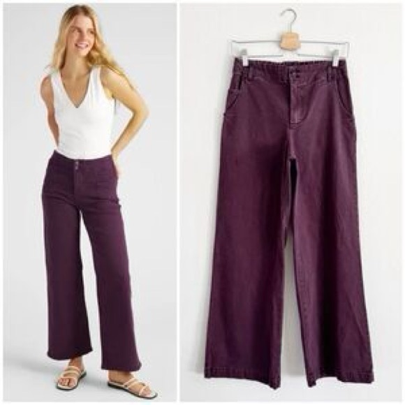 Young Fabulous & Broke Pants - YFB Young Fabulous & Broke Wide Leg High Rise Jeans Size extra small